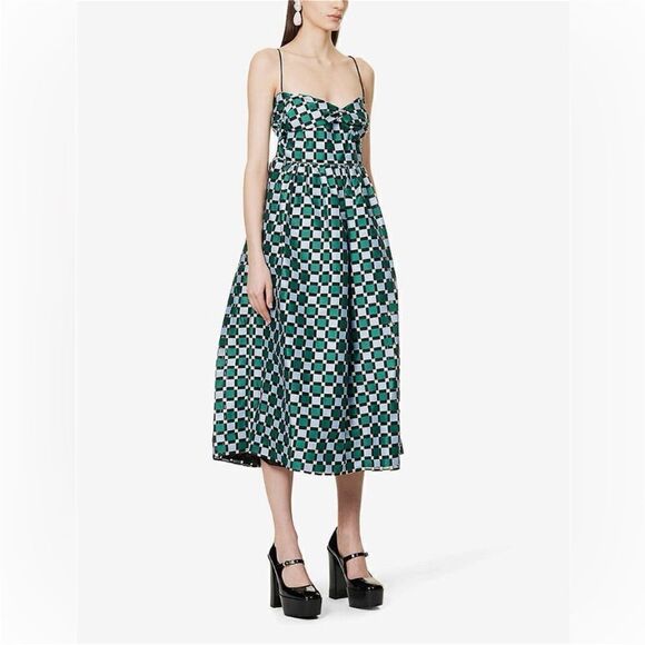 NWT STINE GOYA Arya Pattern Jacquard Fit
Flare Dress-A14 - Picture 1 of 10